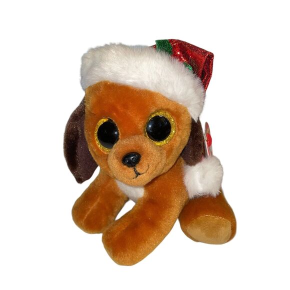 Ty Beanie Boos Plush Dog Christmas Stocking Howlidays Stuffed Shower Nursery 6" - Picture 2 of 8